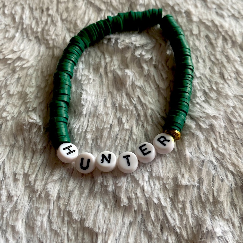 Hunter green bracelet